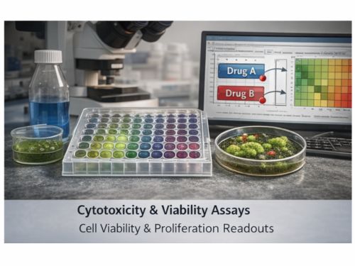 Cancer cell lines in 2D culture viability assay